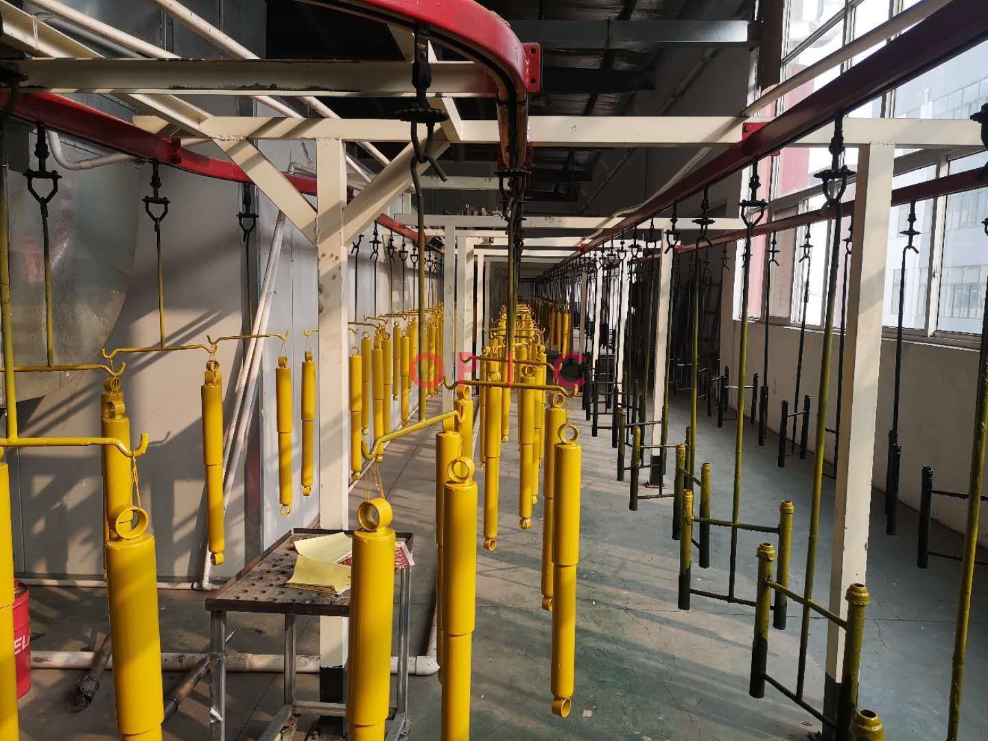 Fully automatic paint line