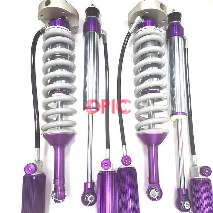 Adjustable monotube shock absorber lifting 2" compressi